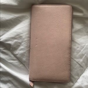 Light pink fossil wallet